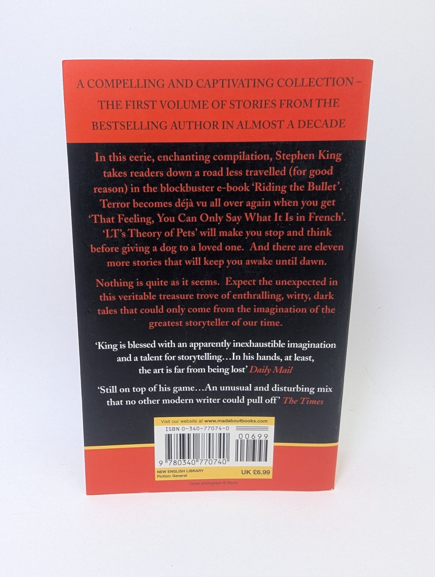 Stephen King: Everything's Eventual – Knyga