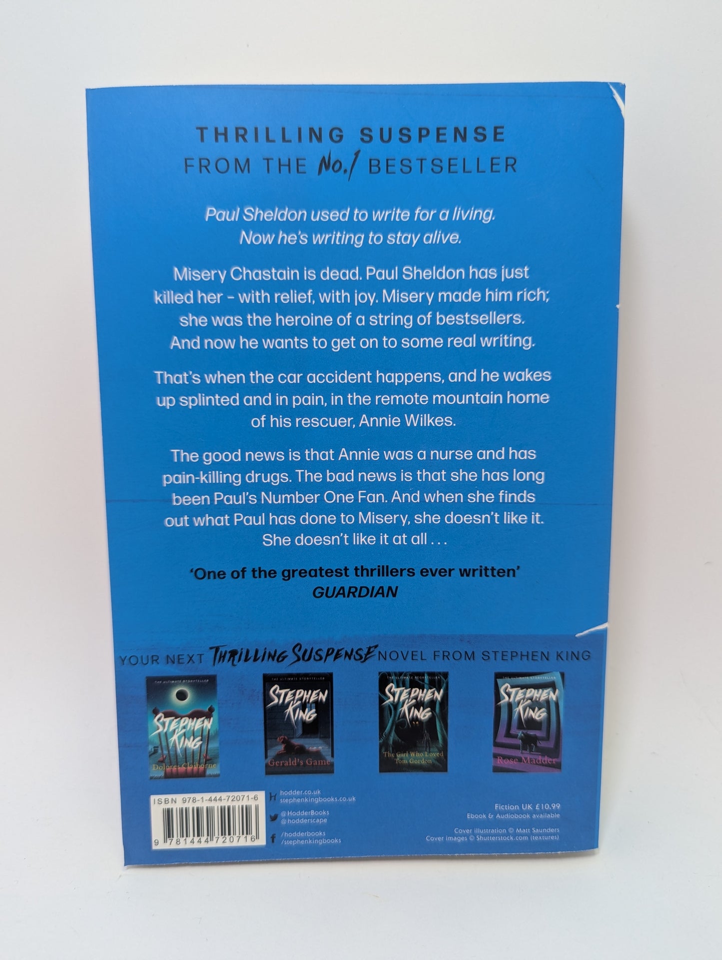 Stephen King: Misery – Knyga