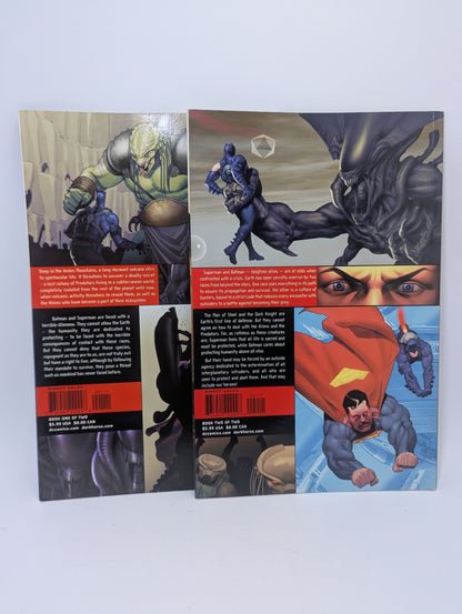 Superman and Batman vs. Aliens and Predator #1–2 – Komiksų rinkinys TreasureHunt
