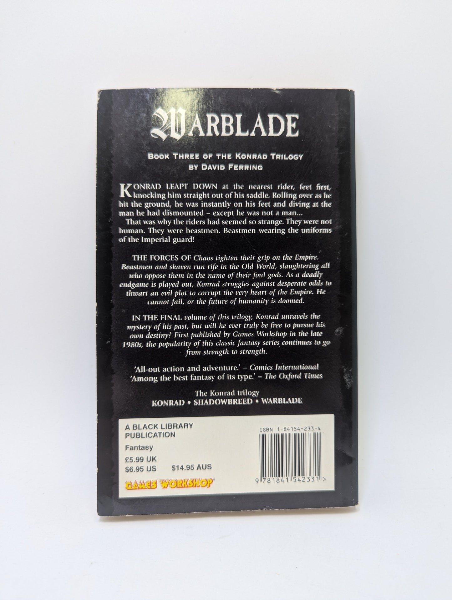 Warblade: Vol. 3 (Konrad Trilogy) – Warhammer TreasureHunt