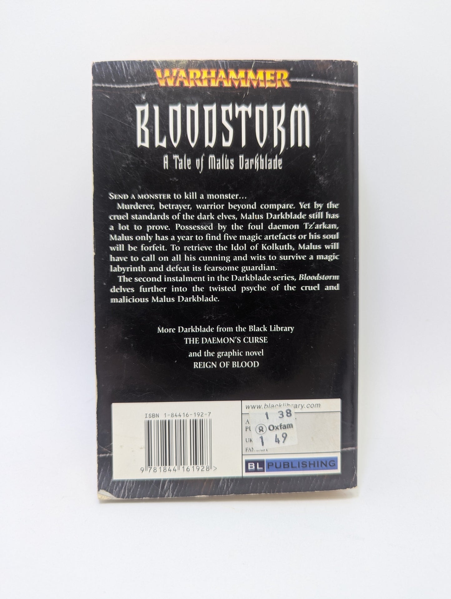 Bloodstorm: A Tale of Malus Darkblade – Warhammer TreasureHunt