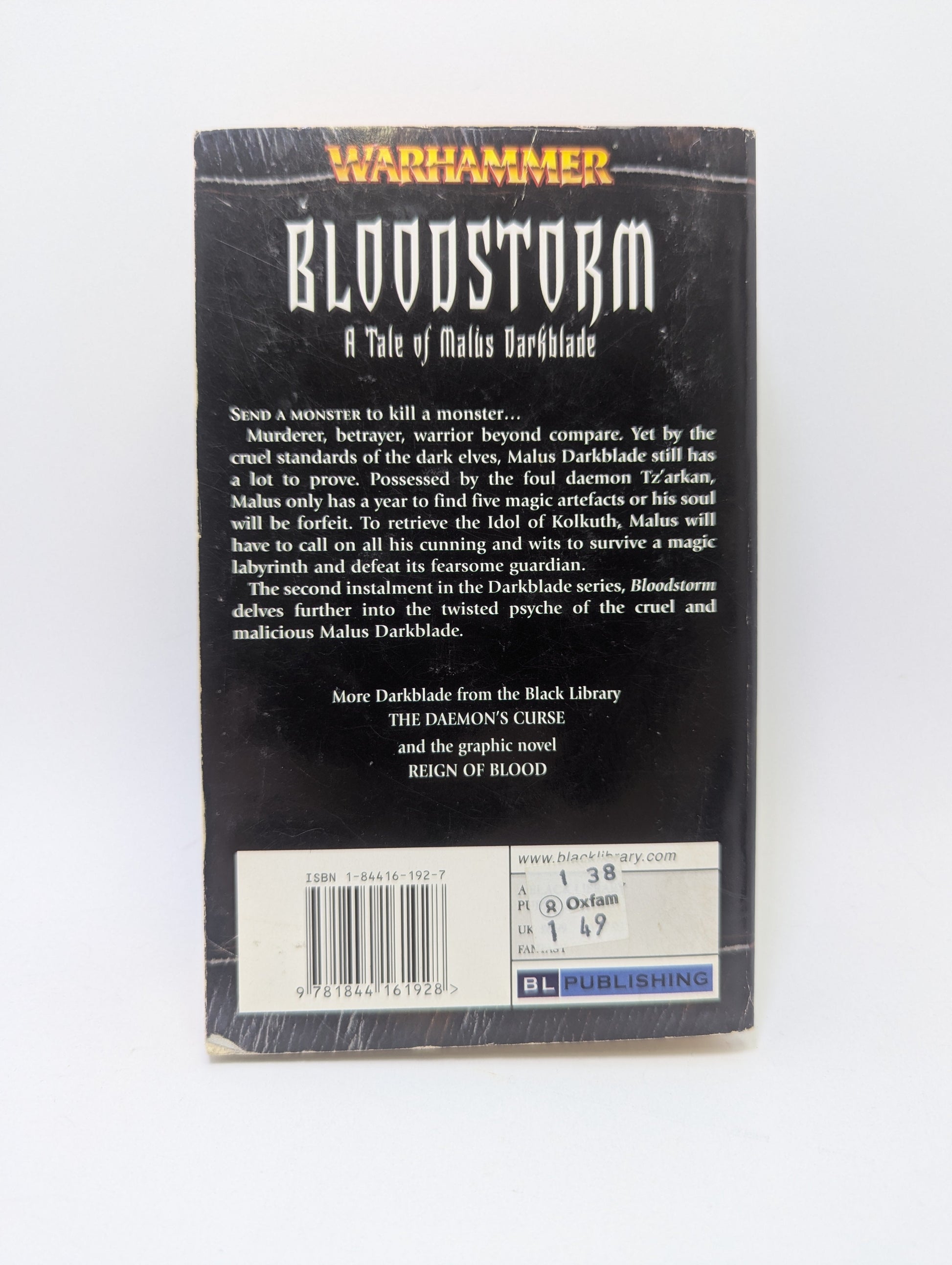Bloodstorm: A Tale of Malus Darkblade – Warhammer TreasureHunt