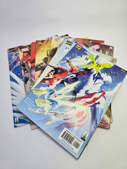 Paradise X 0-7 ir 2 specialus leidiniai komiksu rinkinys anglu kalba