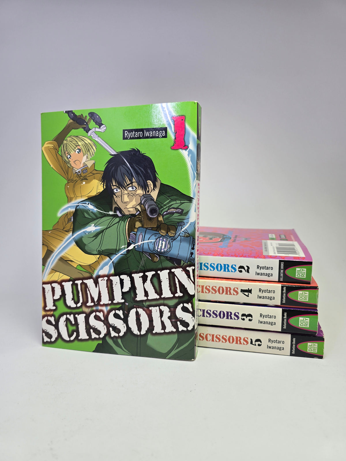 Pumpkin Scissors Vol 1-5 manga rinkinys anglų kalba