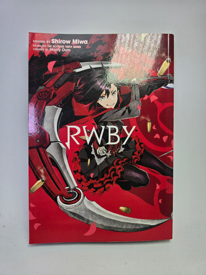 RWBY Vol 1 manga knyga anglu kalba