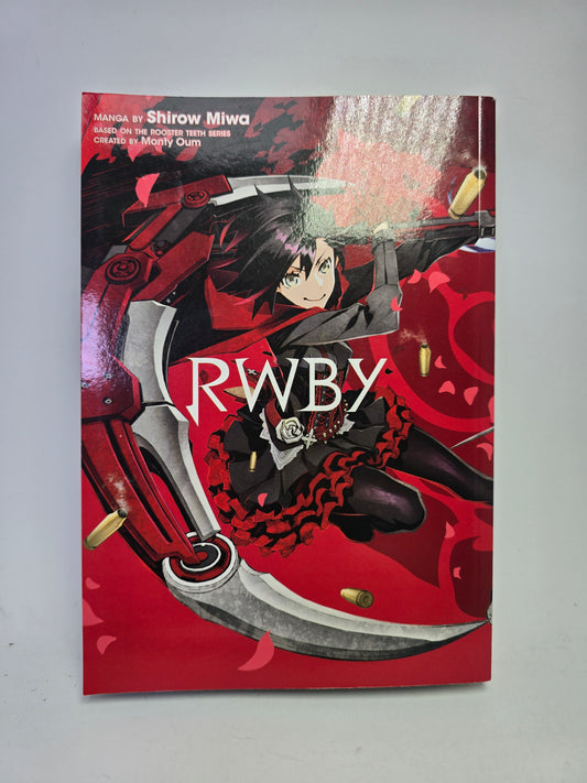 RWBY Vol 1 manga knyga anglu kalba