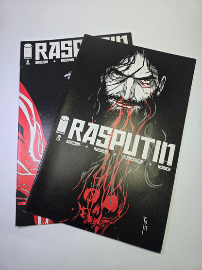 Rasputin #9–10 Image Comics komiksų rinkinio numeriai