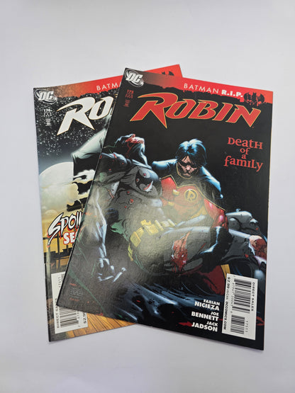 Robin #175-176 DC Comics Tim Drake Fabian Nicieza komiksu rinkinys anglu kalba