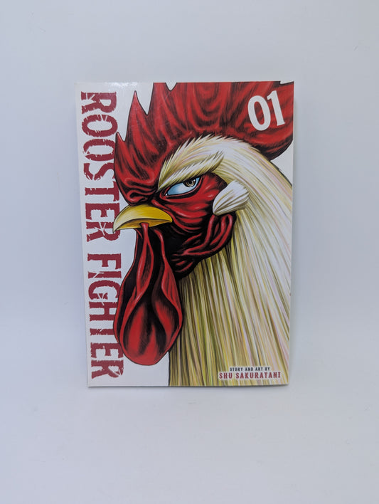  „Rooster Fighter, Vol. 1“ – veiksmo manga apie kovinį gaidį, anglų kalba