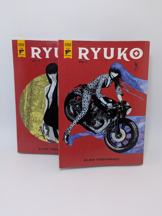  „Ryuko, Vol. 1–2“ – stilinga kriminalinė manga apie mafiją ir kerštą, anglų kalba