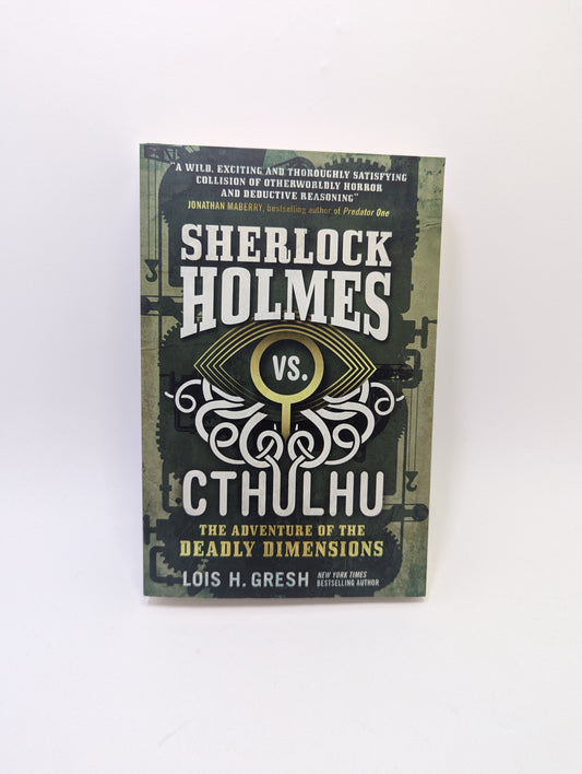Sherlock Holmes vs. Cthulhu knygos viršelis anglų kalba