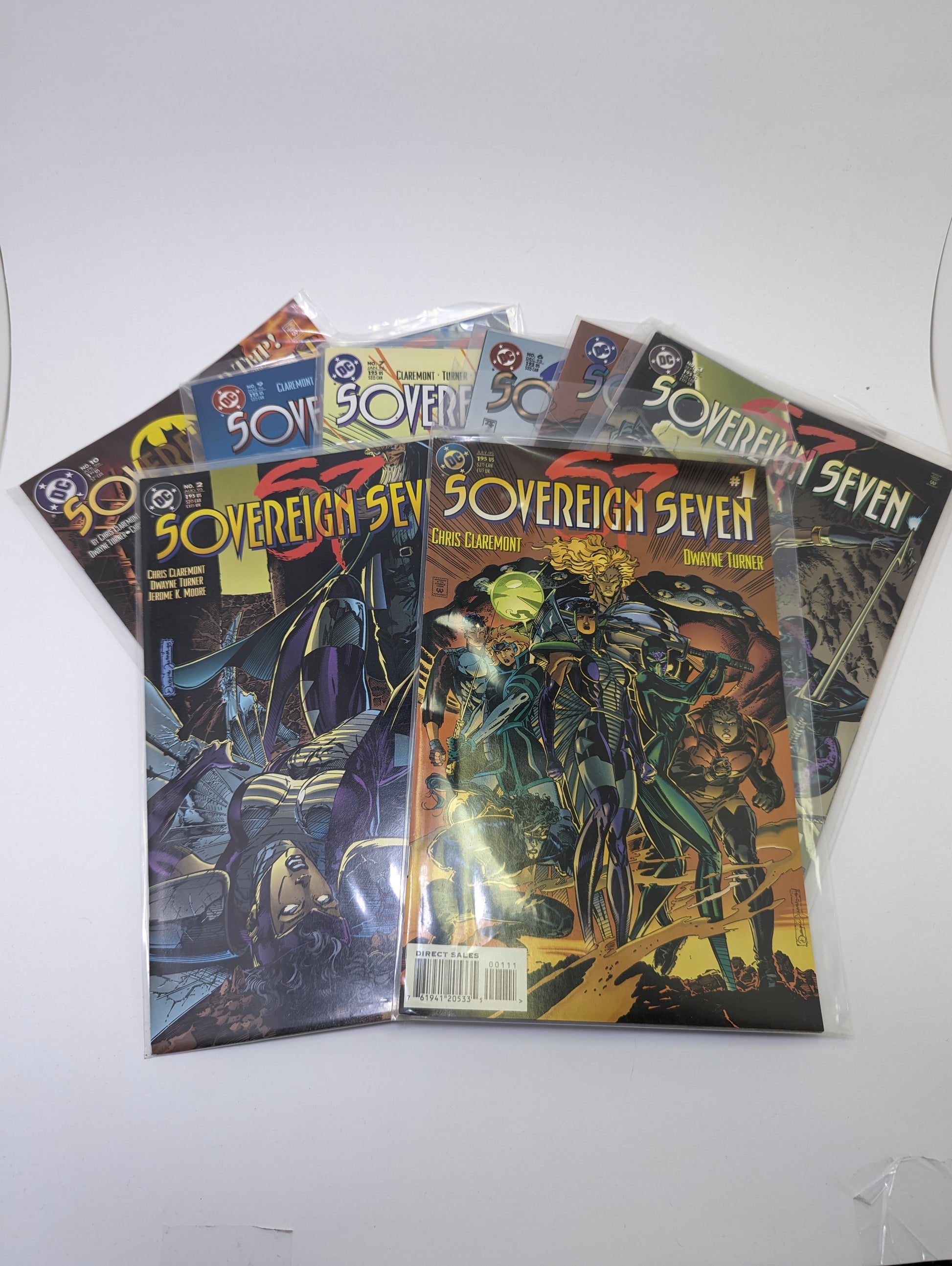 Sovereign Seven (1995) #1-10 Komiksai