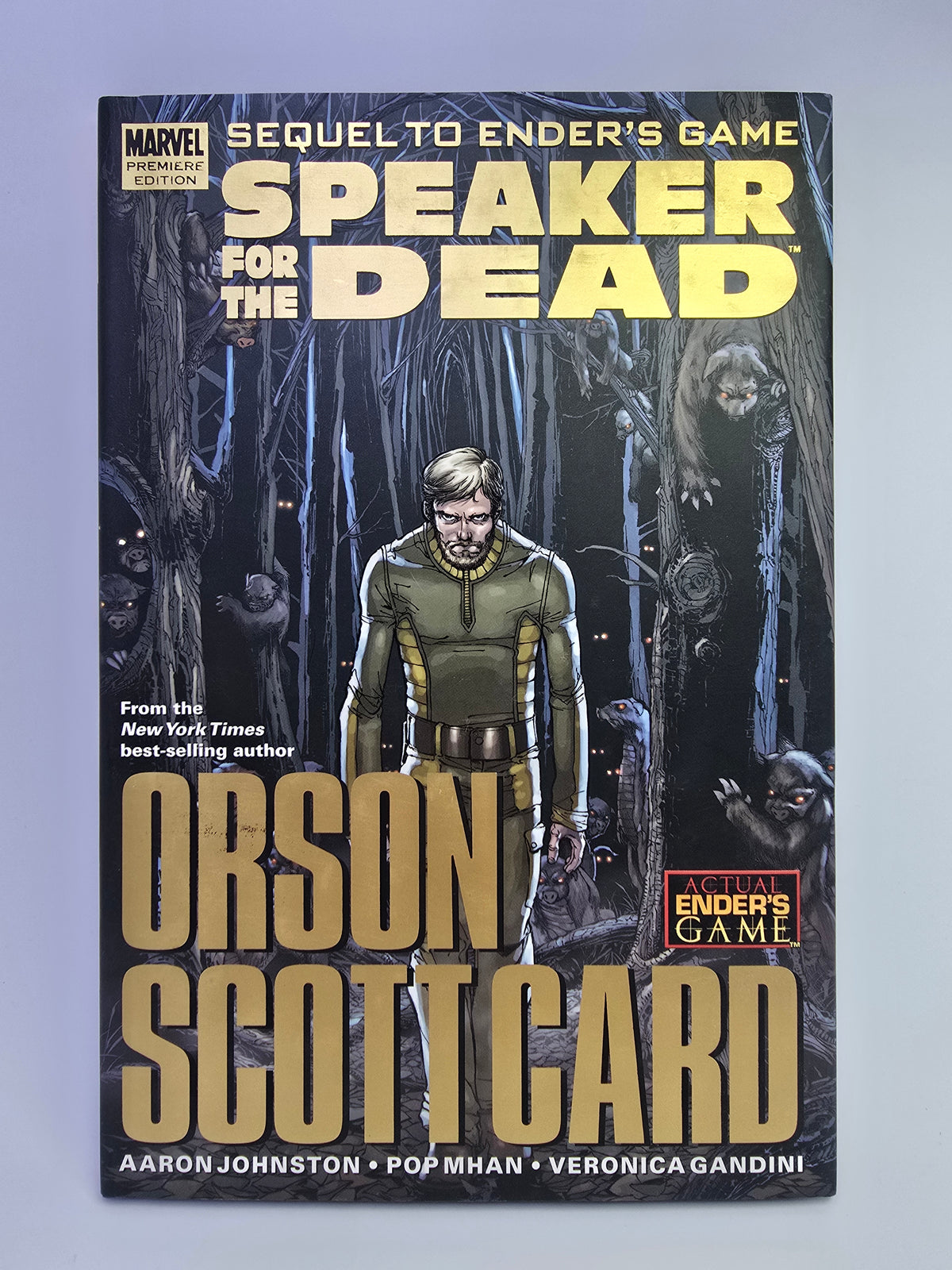 Speaker for the Dead Ender's Game Marvel grafinės novelės kietu viršeliu viršelis   