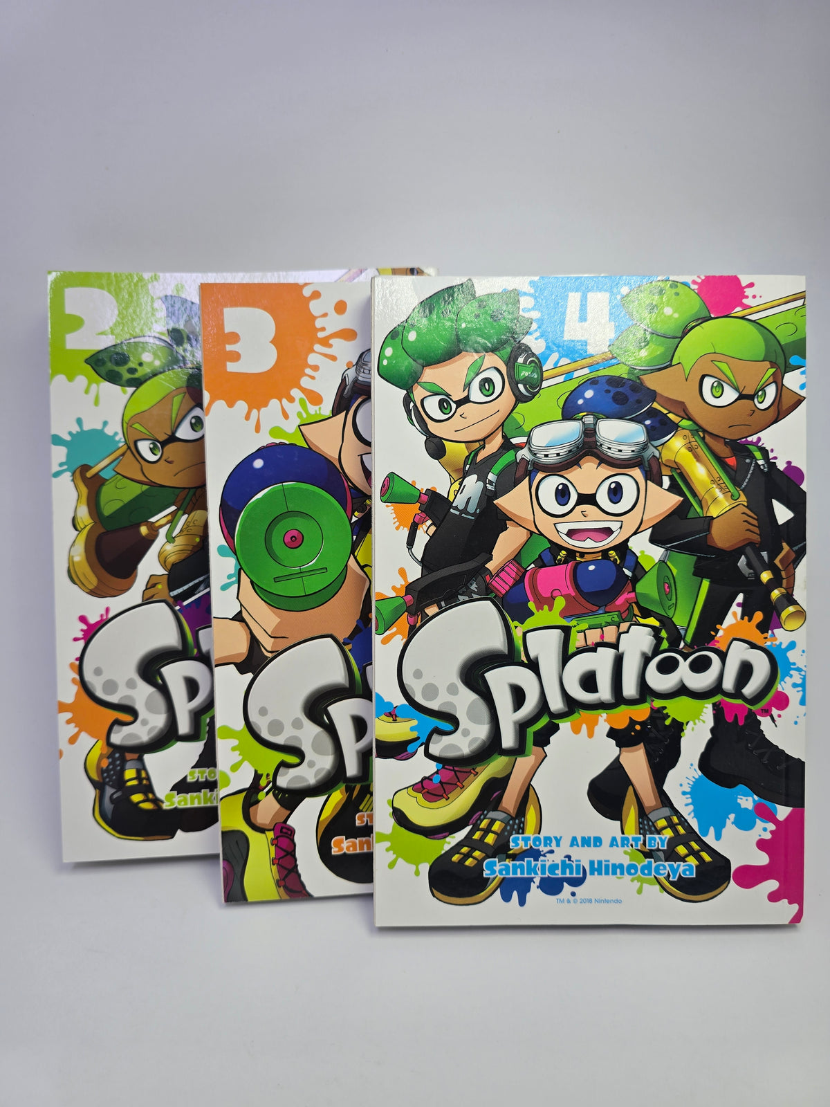Splatoon Vol 2 iki 4 manga rinkinys anglų kalba