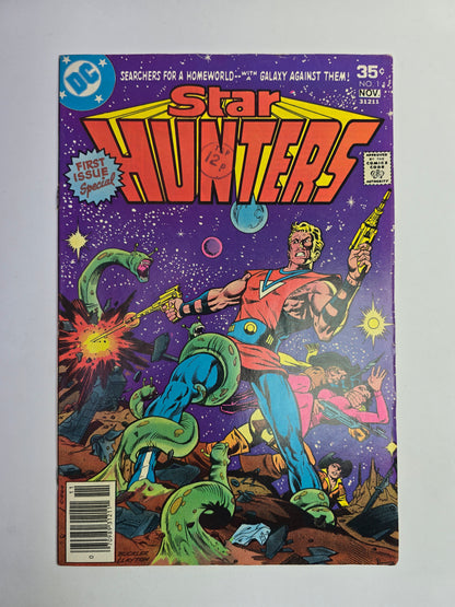 Star Hunters #1 DC Comics komikso viršelis su kosminio veiksmo iliustracija