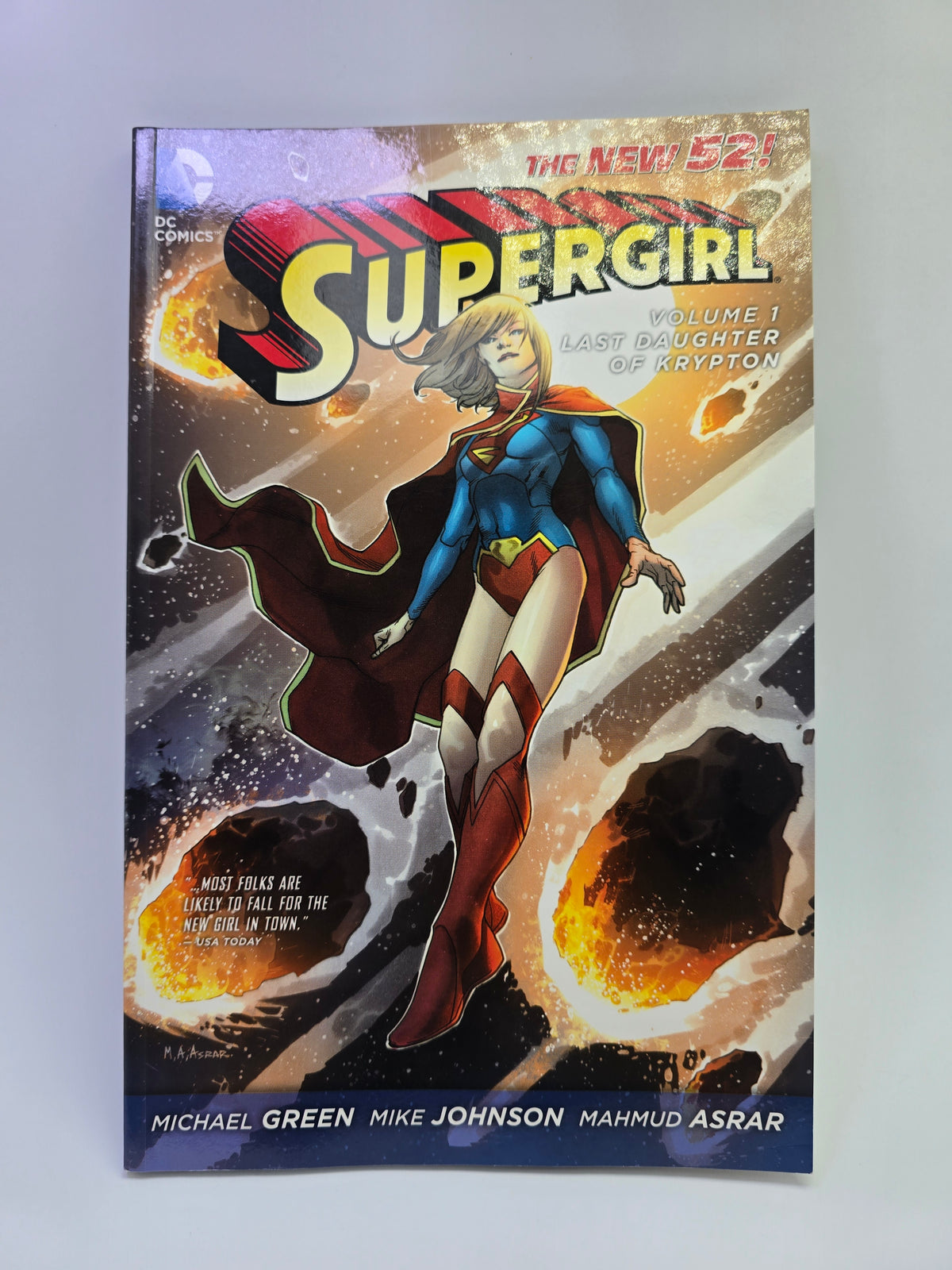 Supergirl Volume 1 Last Daughter of Krypton DC Comics New 52 grafine novele anglu kalba