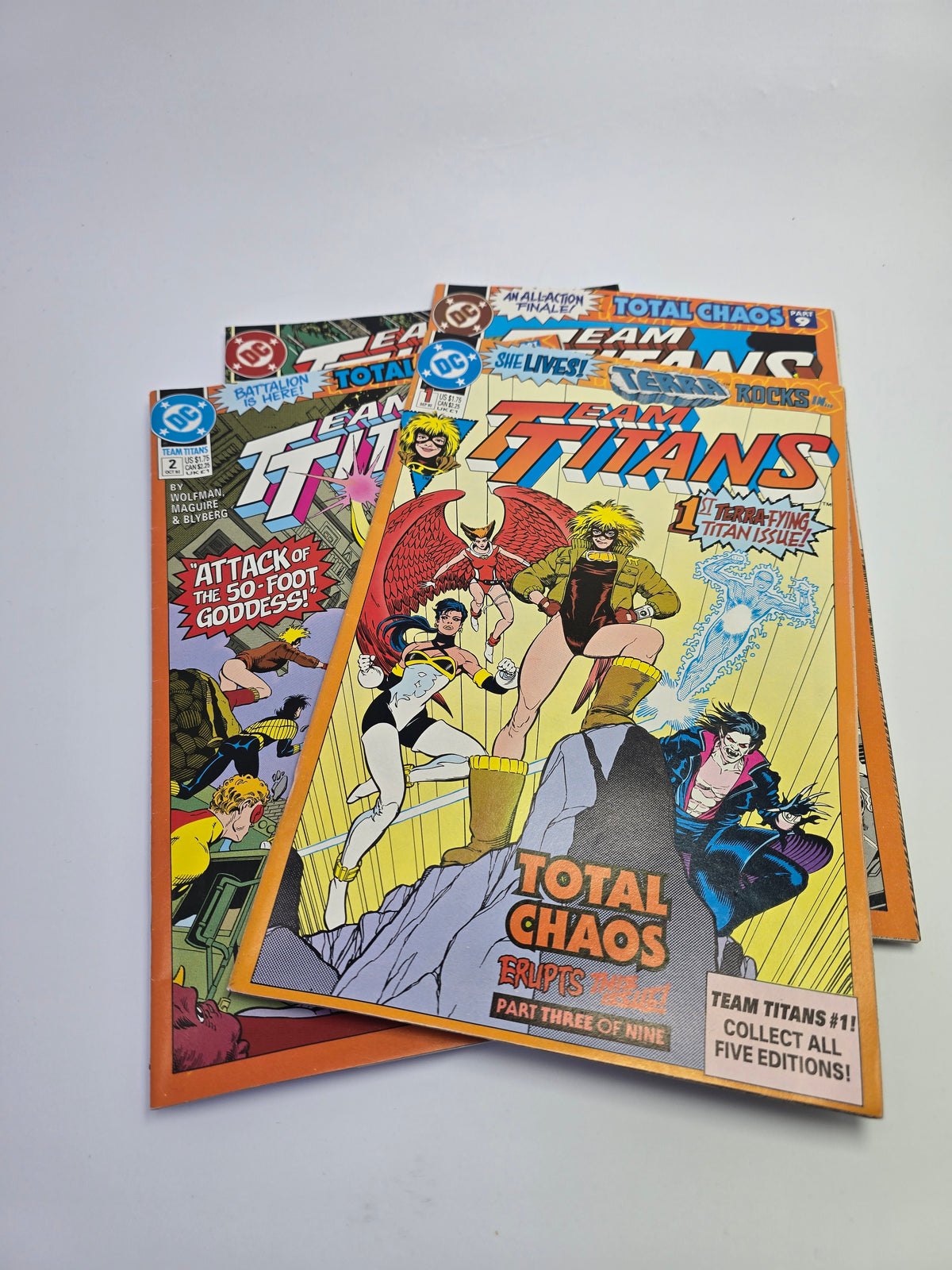 Team Titans 1-4 komiksu rinkinys anglu kalba