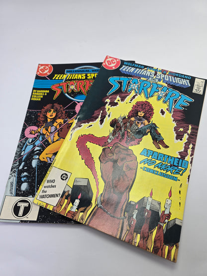 Teen Titans Spotlight 1986 #2 ir #19 DC Comics komiksu rinkinys anglu kalba