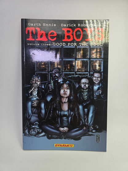 The Boys Vol 3 Good for the Soul Dynamite grafine novele anglu kalba