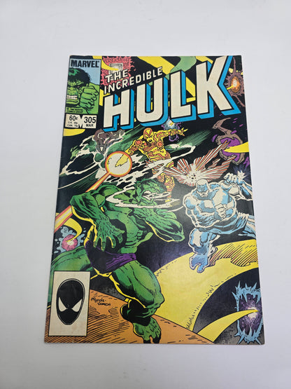 The Incredible Hulk 305 Marvel Mike Mignola komiksas anglu kalba