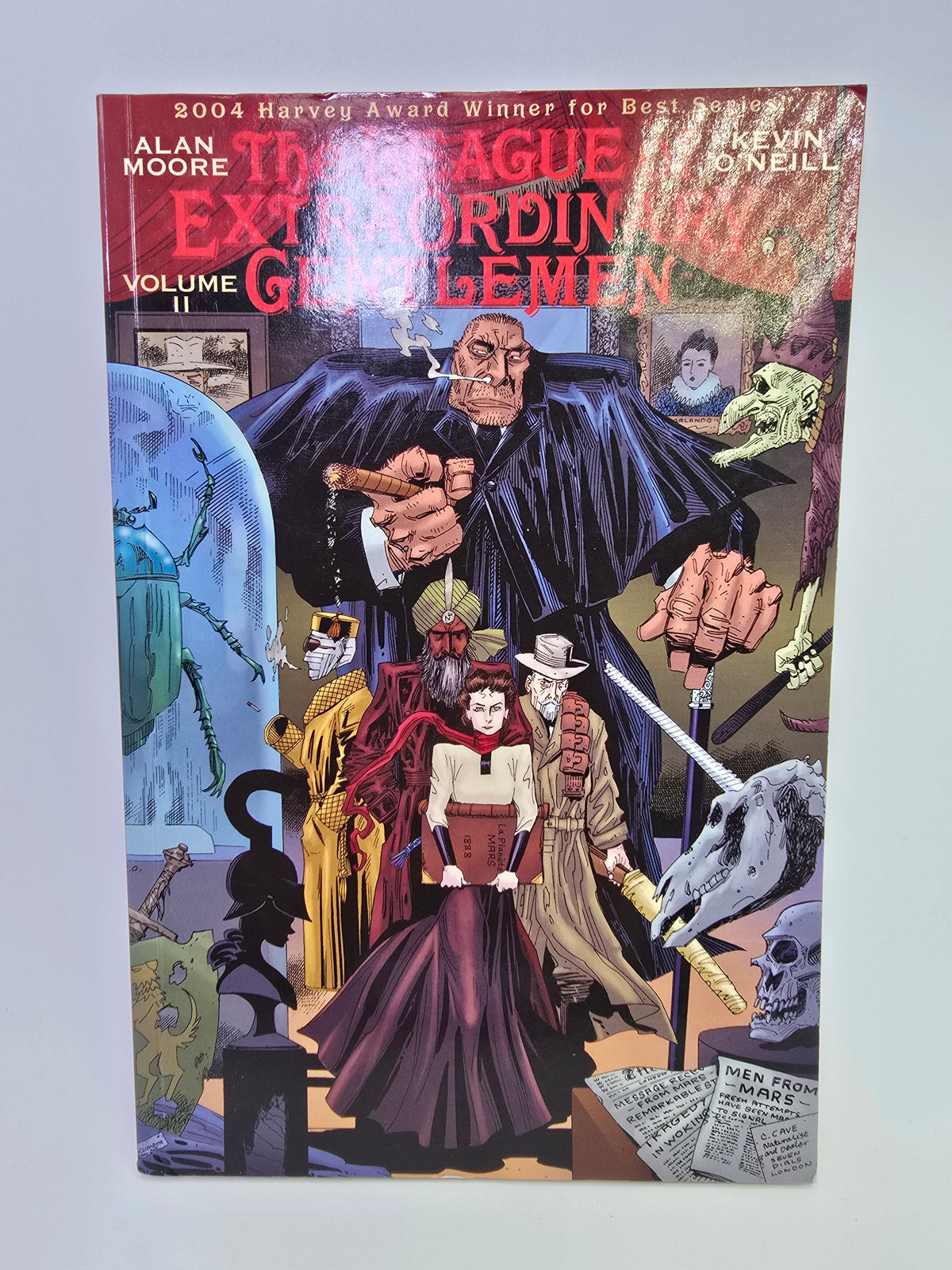 The League of Extraordinary Gentlemen Volume 2 grafinės novelės viršelis   