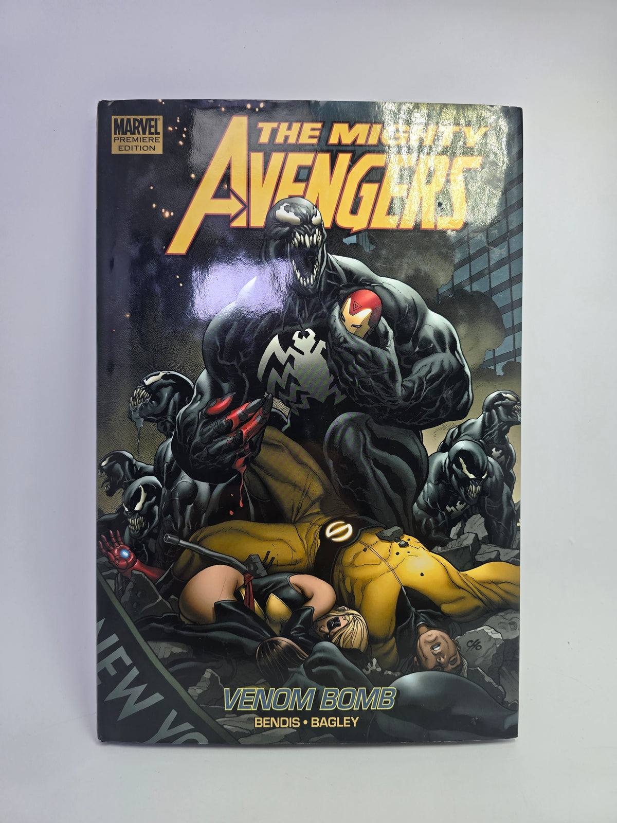 The Mighty Avengers Venom Bomb Marvel Premiere Edition grafine novele anglu kalba   