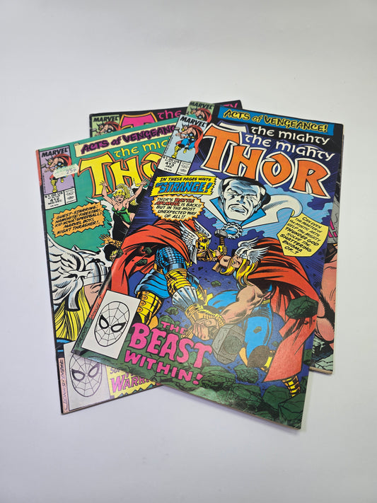 The Mighty Thor 410-413 komiksu rinkinys anglu kalba