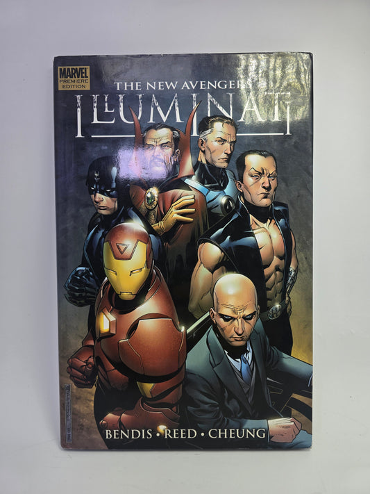 The New Avengers Illuminati Marvel Premiere Edition grafine novele anglu kalba