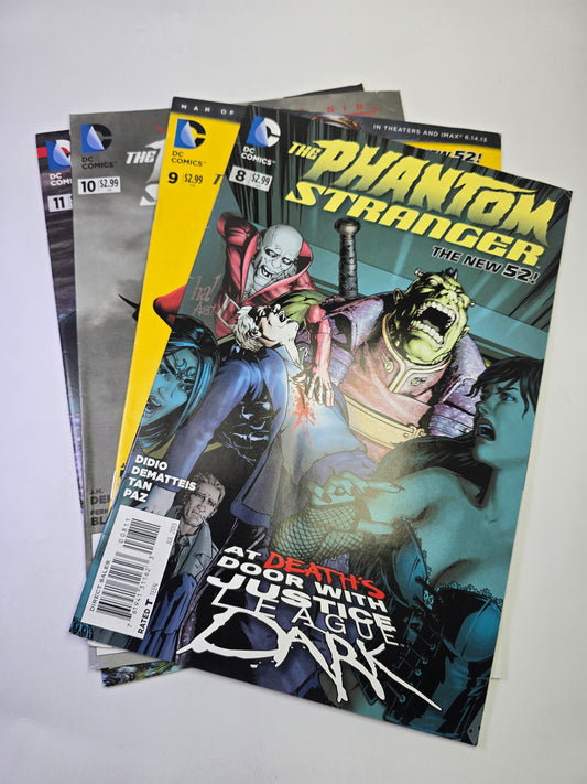 The Phantom Stranger #8–11 DC Comics komiksų rinkinio numeriai