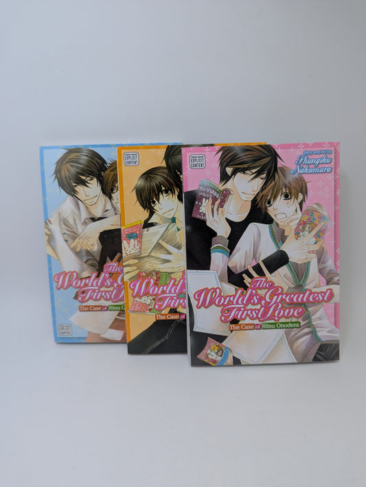  „The World's Greatest First Love, Vol. 1–3“ – romantinė Boys’ Love manga anglų kalba
