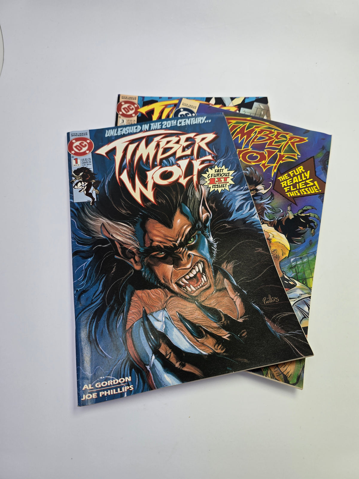 Timber Wolf 1-3 komiksu rinkinys anglu kalba