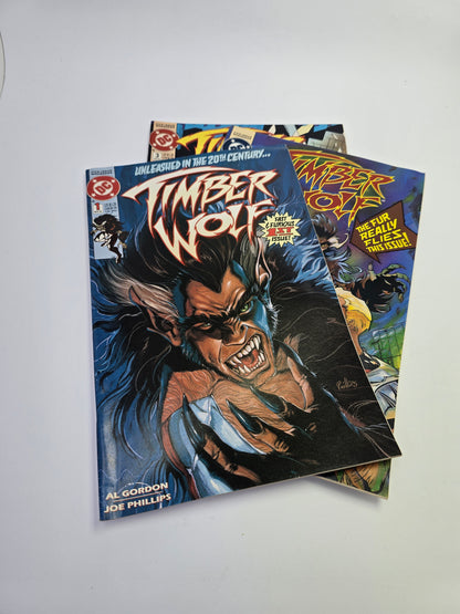 Timber Wolf 1-3 komiksu rinkinys anglu kalba