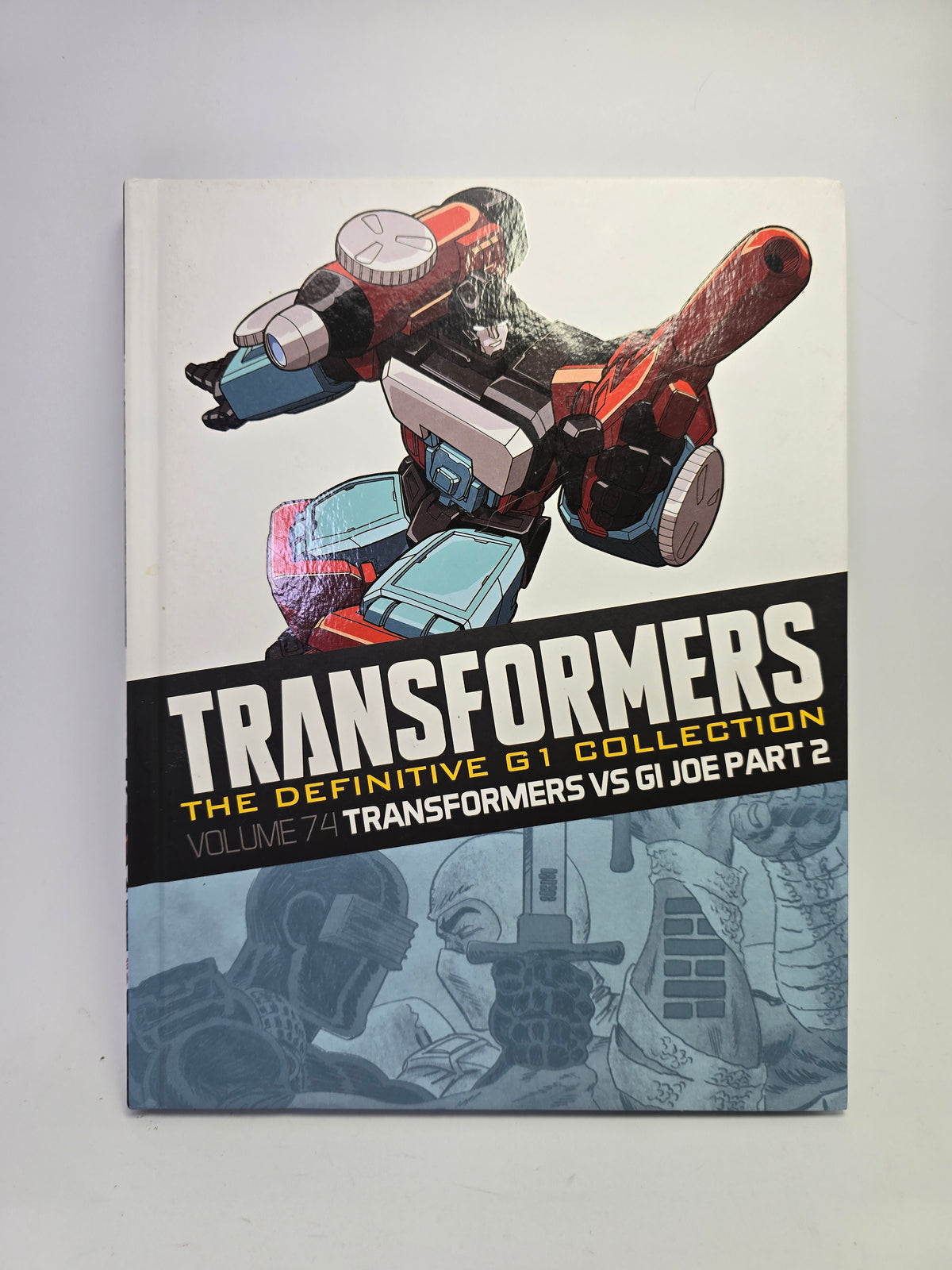 Transformers G1 Transformers vs GI Joe Vol 2 grafinė novelė anglų kalba