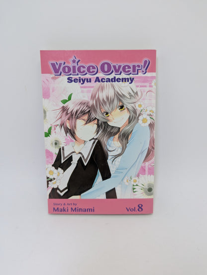  „Voice Over! Seiyu Academy, Vol. 8“ – romantinė shoujo manga apie balsų aktorės karjerą, anglų kalba