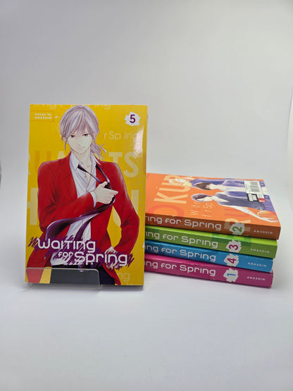 Waiting for Spring Vol 1-5 Anashin Shojo Beat manga anglu kalba