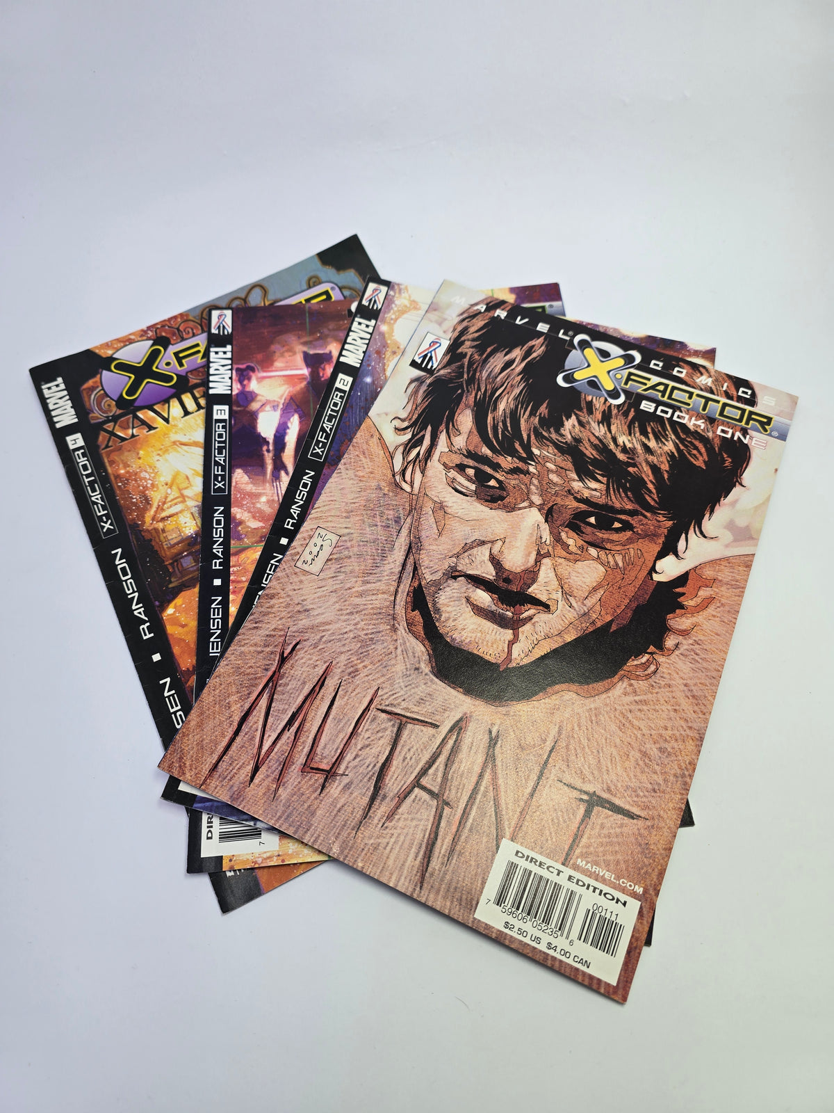 X-Factor 2002 1-4 komiksu rinkinys anglu kalba
