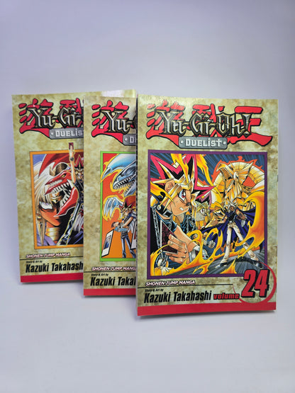 Yu Gi Oh Duelist Vol 13 14 24 manga rinkinys anglų kalba