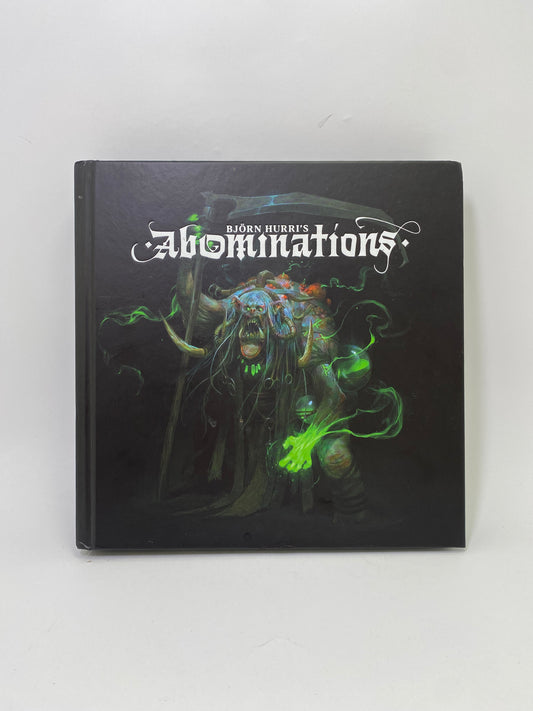 ABOMINATIONS meno knyga, dailės albumas, Björn Hurri.