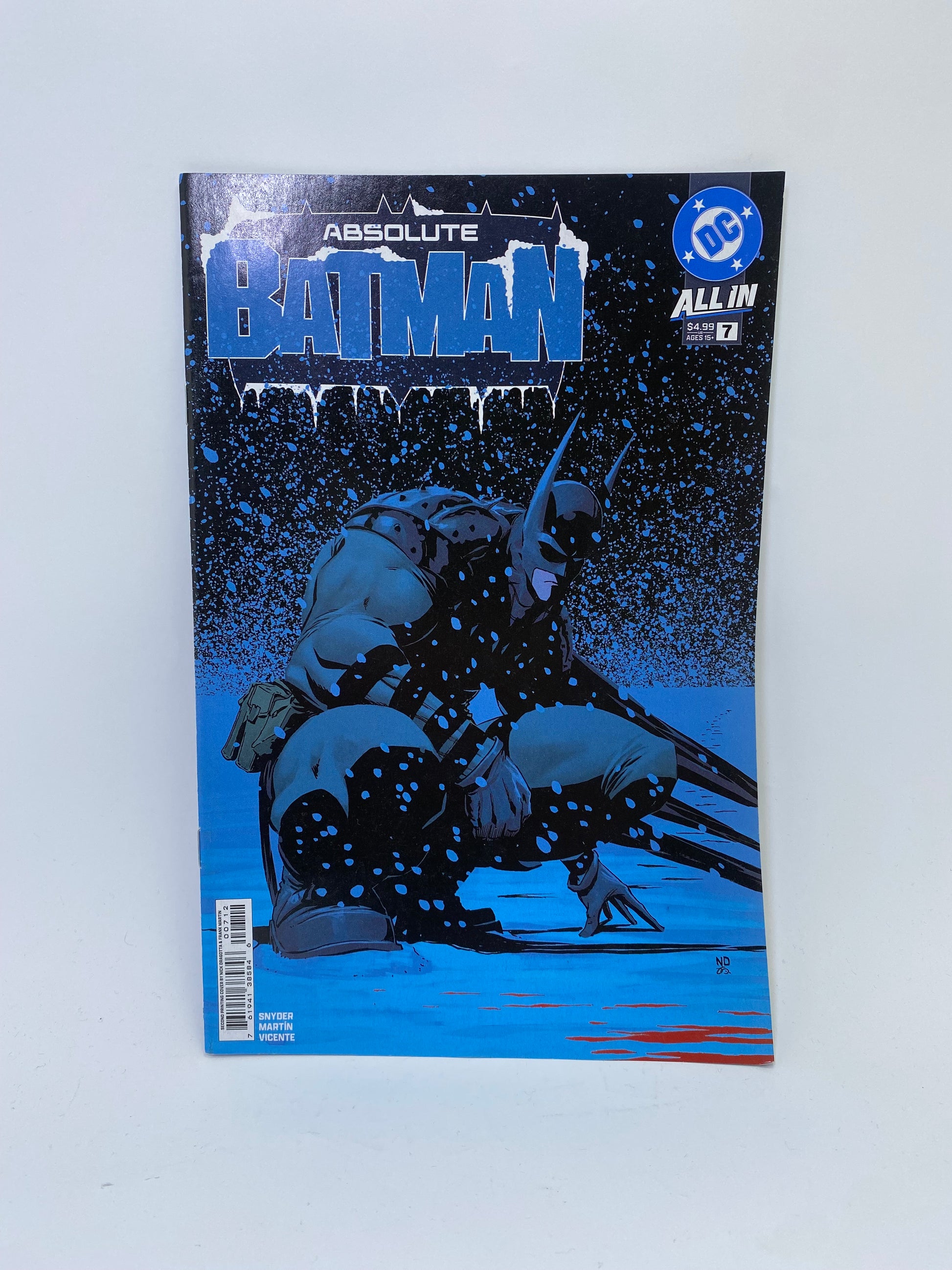 Absolute Batman #7 komiksas DC Comics anglų kalba