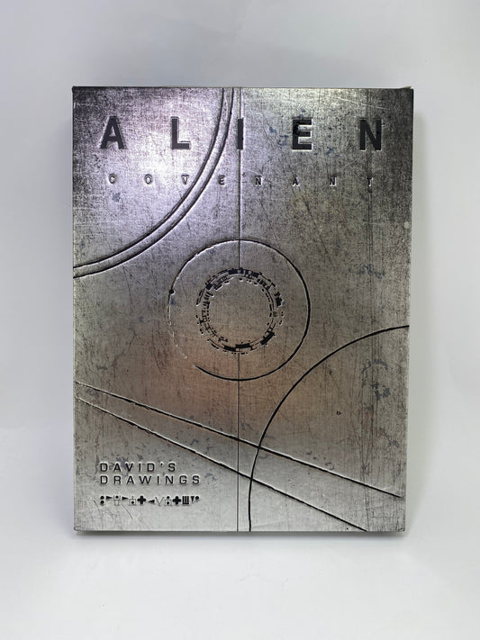 Alien Covenant: David's Drawings meno knyga, dailės albumas, Dane Hallett & Matt Hatton.