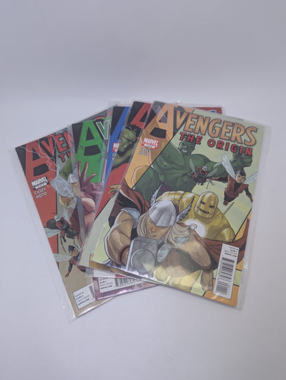  Avengers: The Origin komiksų rinkinys anglų kalba – Marvel komandos ištakos