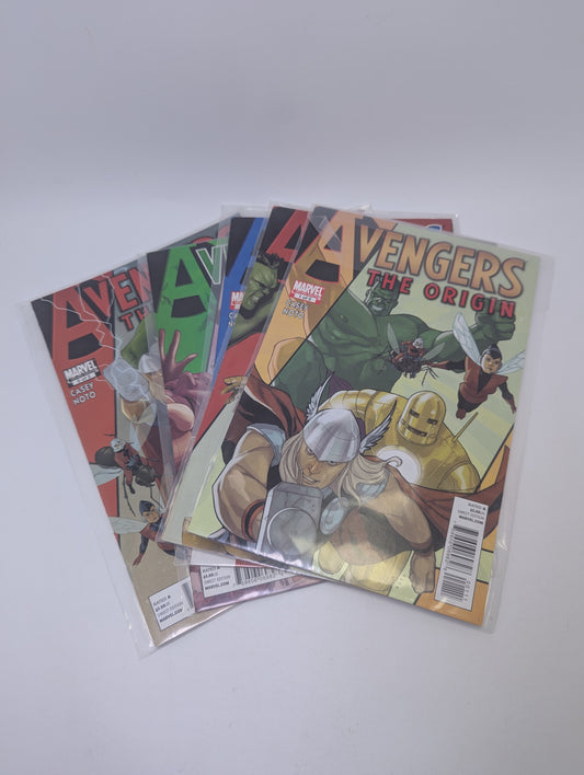  Avengers: The Origin komiksų rinkinys anglų kalba – Marvel komandos ištakos