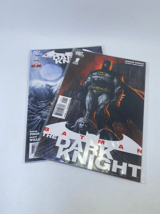  Batman: The Dark Knight #1–2 – tamsaus tono Betmeno komiksų rinkinys, anglų kalba