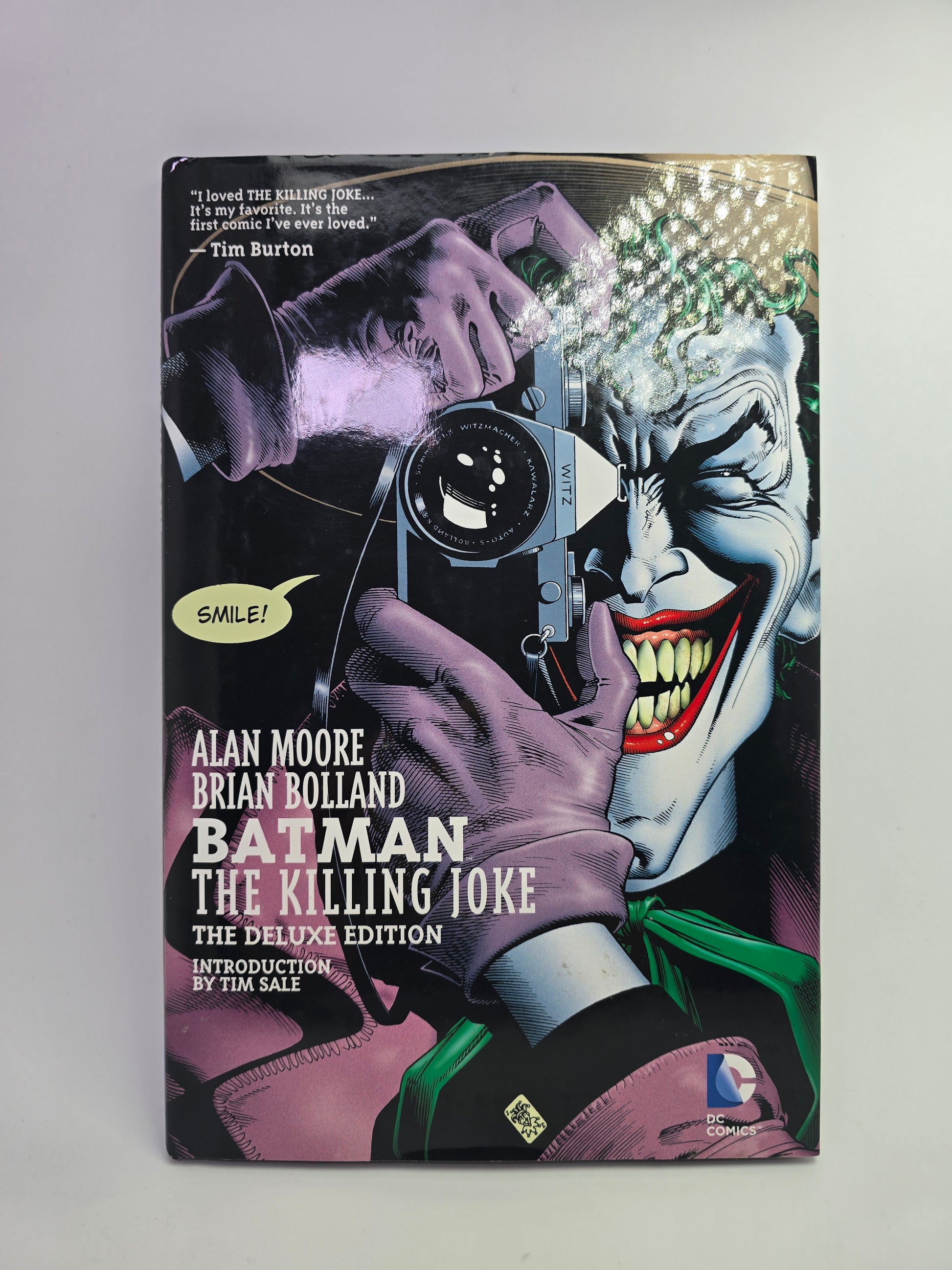 Batman The Killing Joke grafinės novelės viršelis anglų kalba