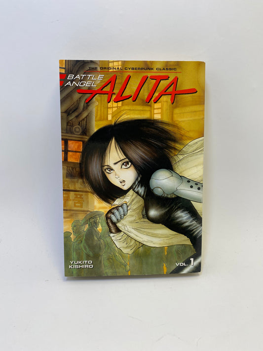 Battle Angel Alita, Vol. 1 manga, Yukito Kishiro, Kodansha Comics.