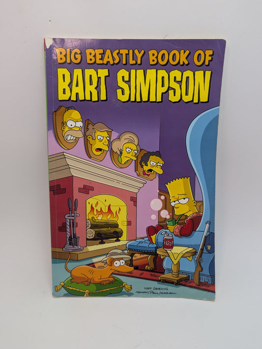 Big Beastly Book of Bart Simpson grafinė novelė, Bongo Comics, Bartas Simpsonas.