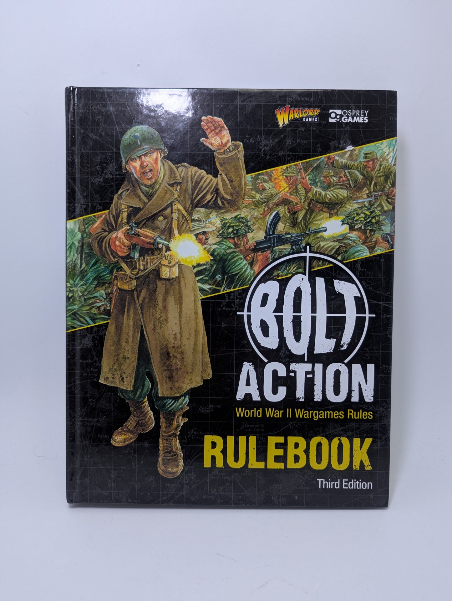 Bolt Action: Rulebook knyga, skirta Antrojo pasaulinio karo stalo žaidimui, Warlord Games.