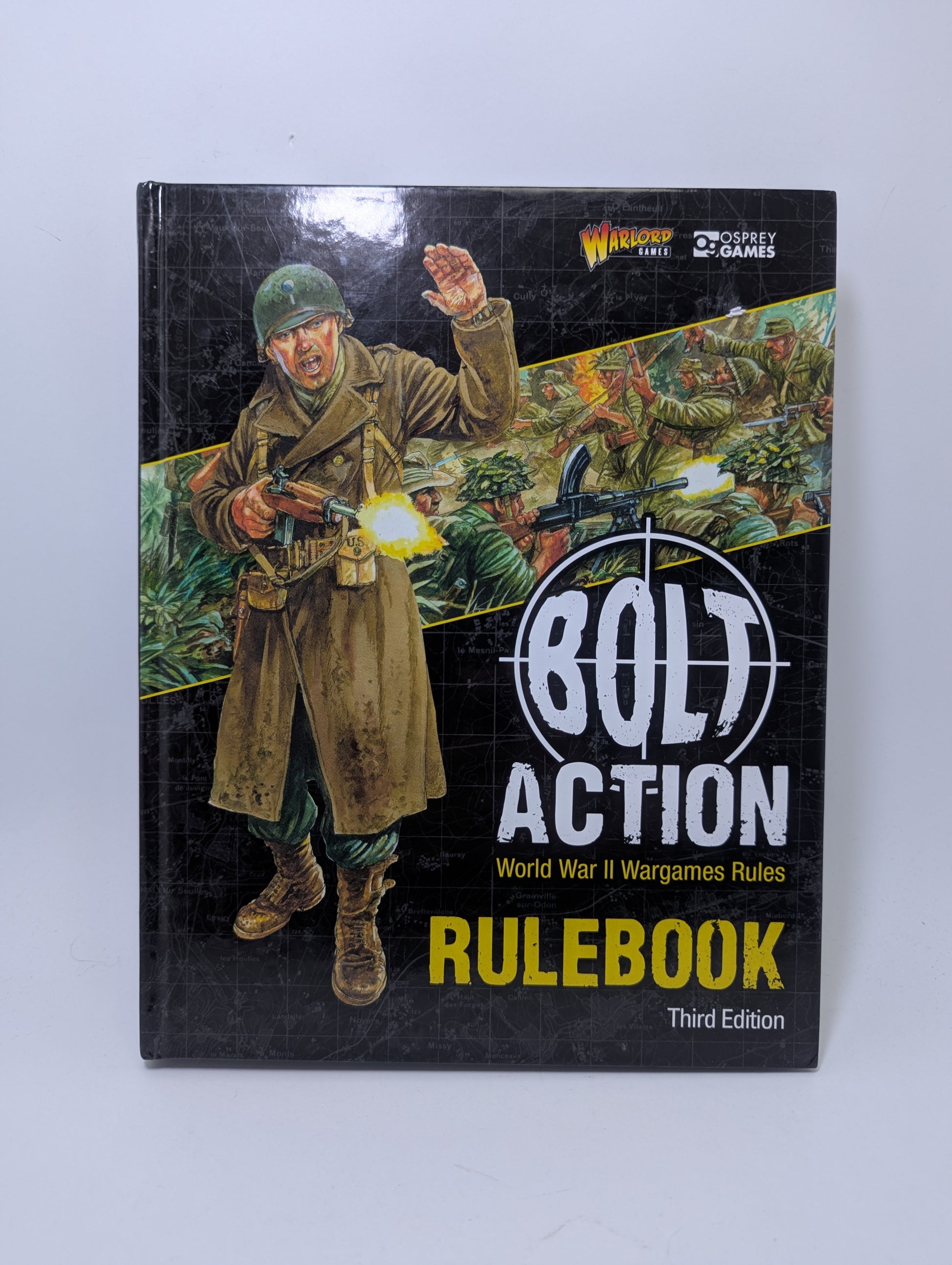 Bolt Action: Rulebook knyga, skirta Antrojo pasaulinio karo stalo žaidimui, Warlord Games.