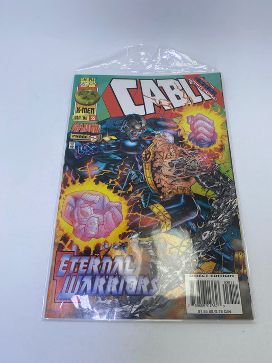  Cable #35 (1996) – Marvel komiksas apie mutanto ir laiko keliautojo nuotykius, anglų kalba