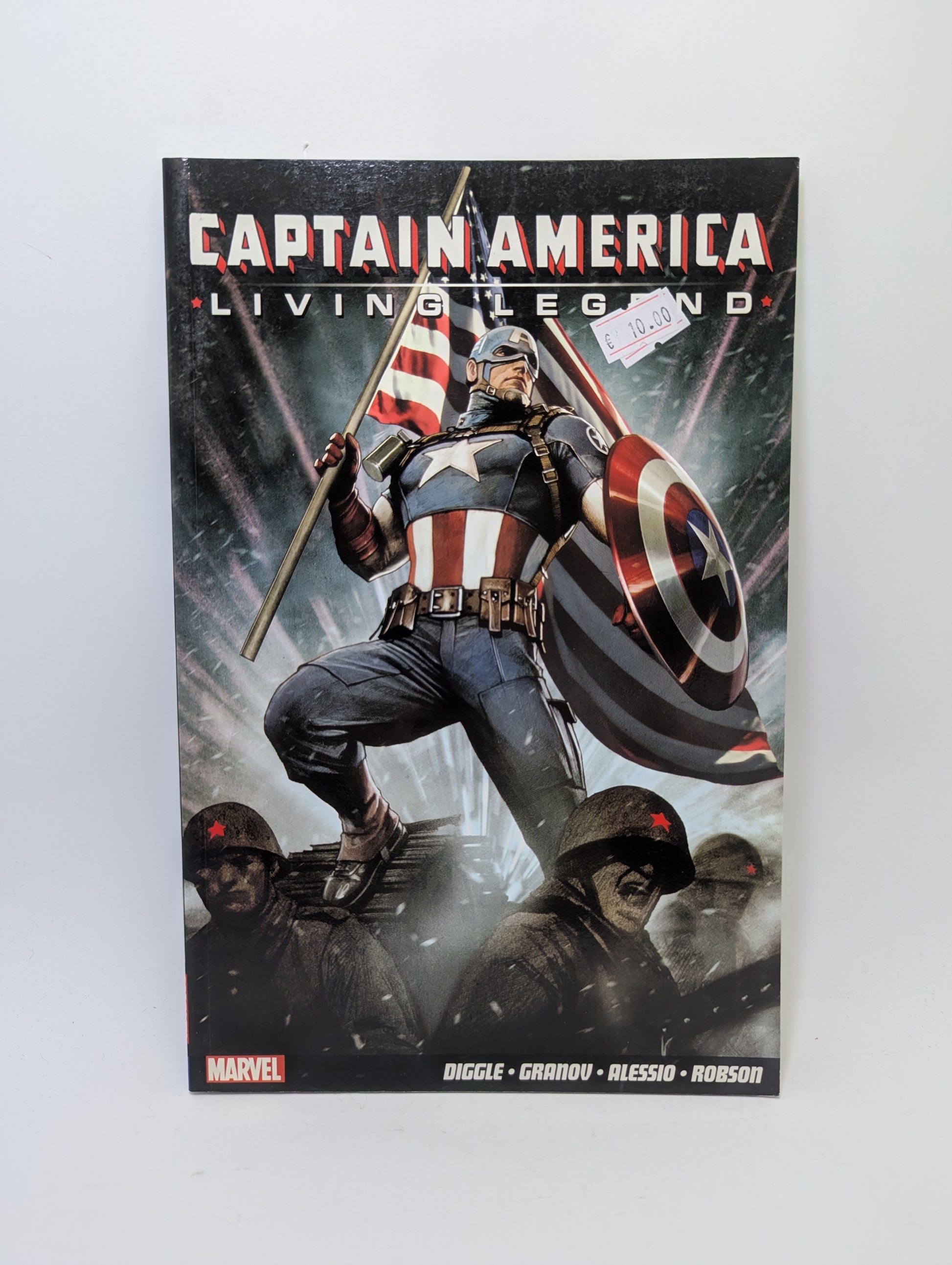 Captain America: Living Legend grafinė novelė, Marvel Comics.